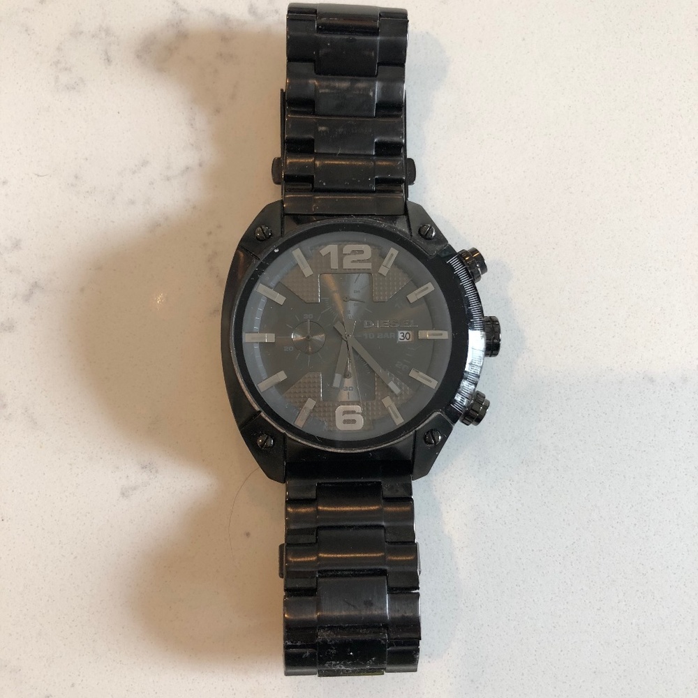 Black Diesel Chronograph Men's Watch DZ4224